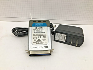 D-Link DP-301P+ Express EtherNetwork Fast Ethernet Print Server W/ Power Cord