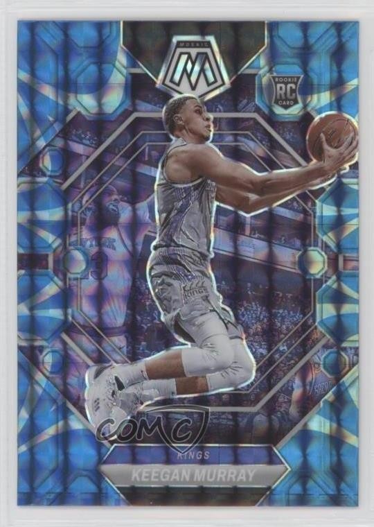2022-23 Panini Mosaic Rookies Reactive Blue Prizm Keegan Murray #227 12vy