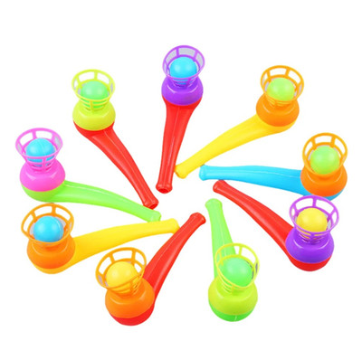 12Pcs Magic Blowing Pipe Floating Ball Game   Fun Kids Party Favors & Prizes