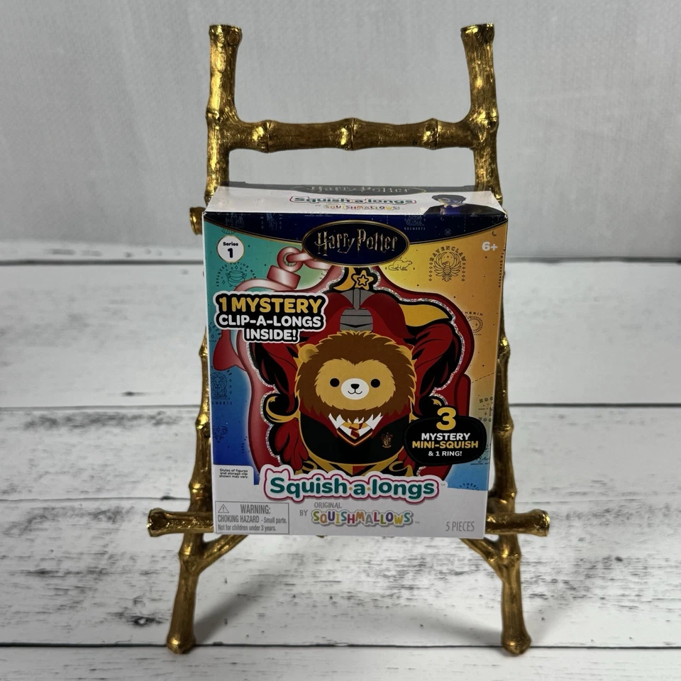 Squishmallows Harry Potter Squish-A-Longs Storage Clip and 3 Mystery Mini Squish - Image 2 of 3
