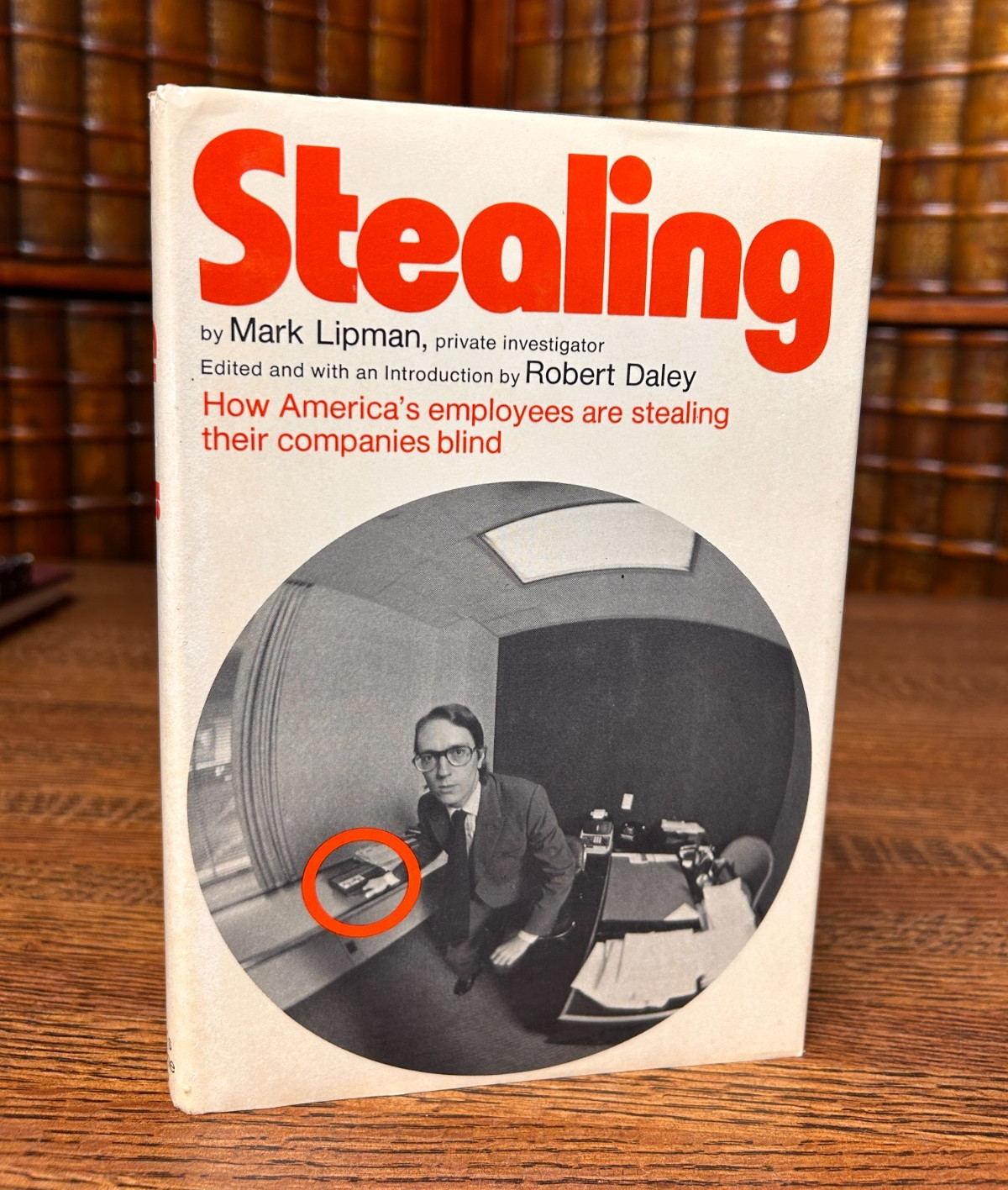 Stealing, Mark Lipman, SIGNED First Edition Hardcover 1973 Harper