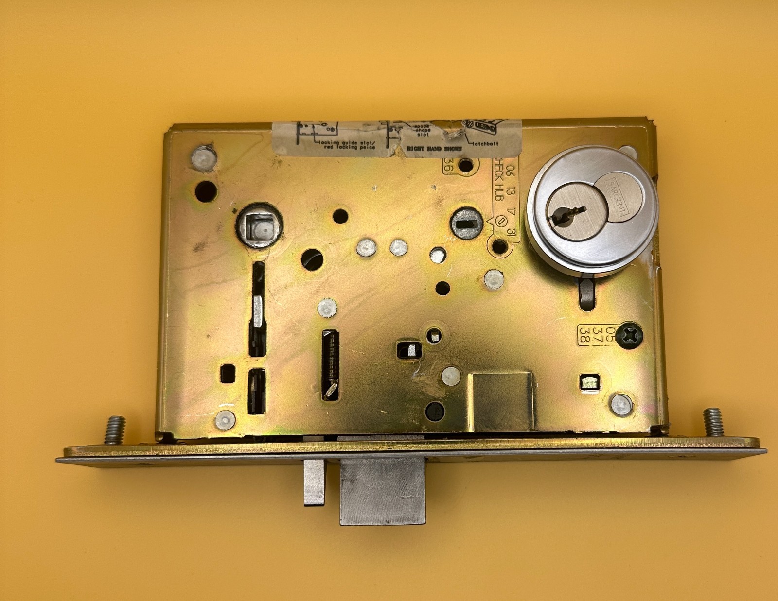 SARGENT 8200 Series Mortise Lock with handles