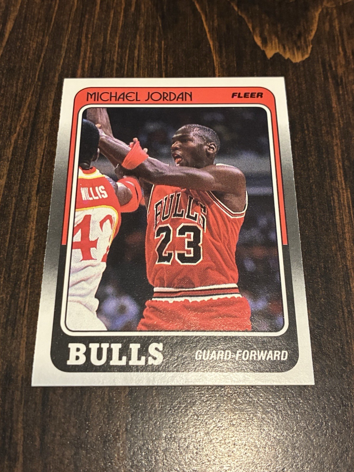 1988-89 Fleer Michael Jordan #17 Chicago Bulls Clean Good Centering NM