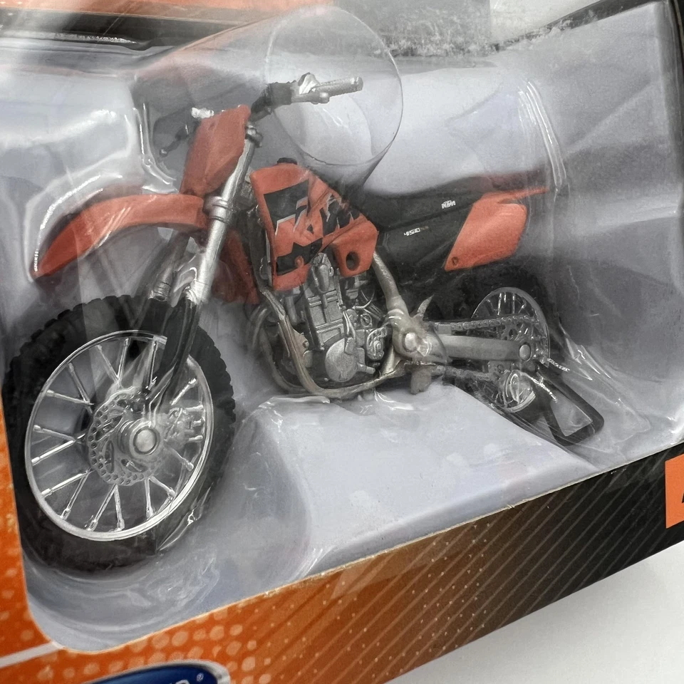 KTM 450 SX Racing Lote de 2 Welly 1:18 Modelo Die Cast Moto Nuevo En Caja Foto 2 de 4