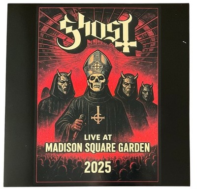 Ghost Marbled 12'' Vinyl Record LP With Poster