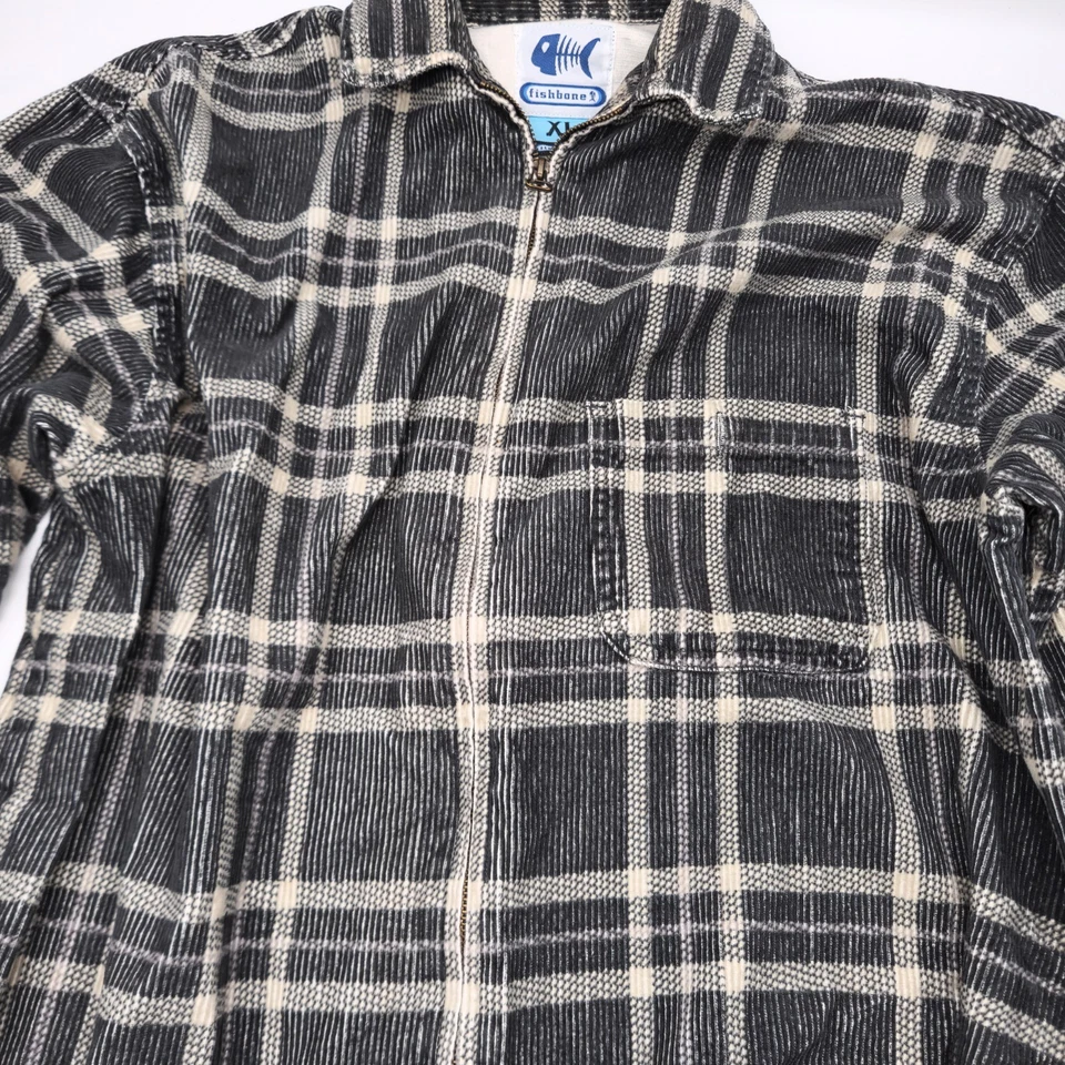 fishBonE Jeans Jacke XL Flanel Y2K 2000er - Bild 4 von 4