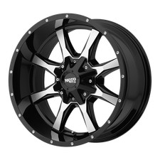 20x9 Moto Metal Mo970 Gloss Black Machined Face Wheel 6x120 45mm