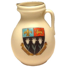 e1900s W. H. GOSS tiny CREST VASE-ANCIENT JUG...