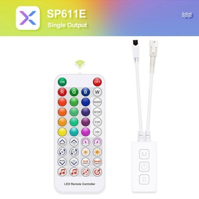 SP611E LED Strip Smart Music Bluetooth APP Controller For WS2812B SK6812 WS2811