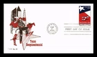 DR JIM STAMPS US COVER REPUBLIC OF TEXAS SESQUICENTENNIAL FDC SCOTT 2204