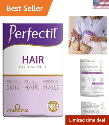 Ultimate Hair Wellness: Unflavored Multivitamins with Vitamin D & E - 60 Tablets