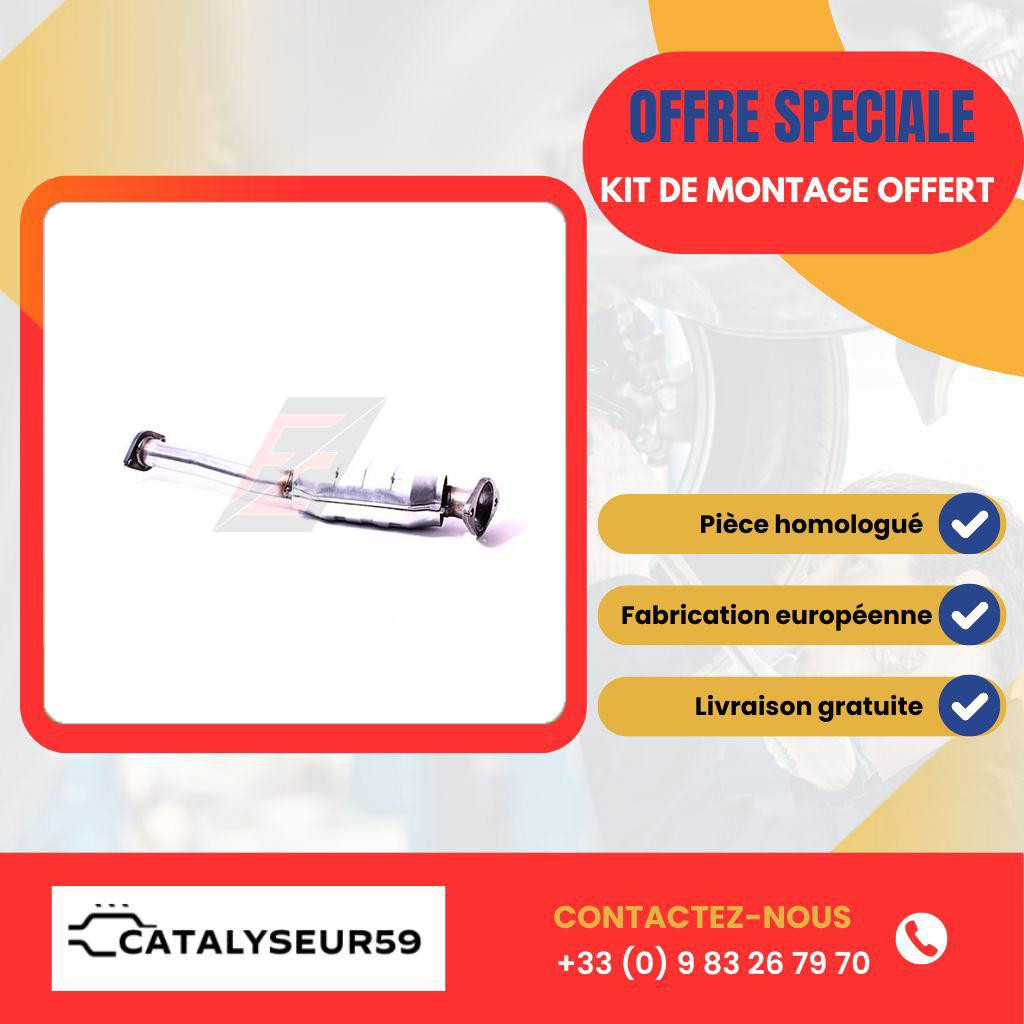 Catalyseur FORD MONDEO 2.5 V6 inox haute résistance thermique 124 Kw