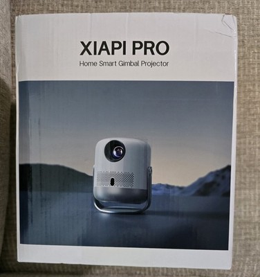 Xiapi Pro Home Smart Gimbal Portable Projector Bundle 1080P 400 ANSI Lumens NEW