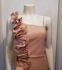 Hailey Logan by Adrianna Papell One Shoulder Ruffle Sheath Dress Women's L NWT*X