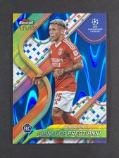 2024-25 Topps Finest UEFA GIANLUCA PRESTIANNI 121/150 RC Blue Raywave Ref. #26