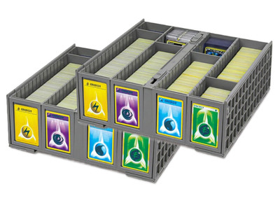 BCW 2 Pack Card Storage Box 3200 Count for Pokemon MTG Sports Cards