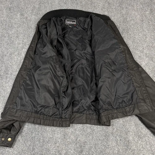 Vintage Current Seen Bomber Jacket Mens XL Black Military Flight Utility image 11