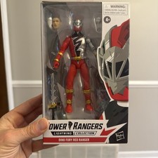 Power Rangers Lightning Collection Dino Fury Red Ranger Action Figure NIB MINT