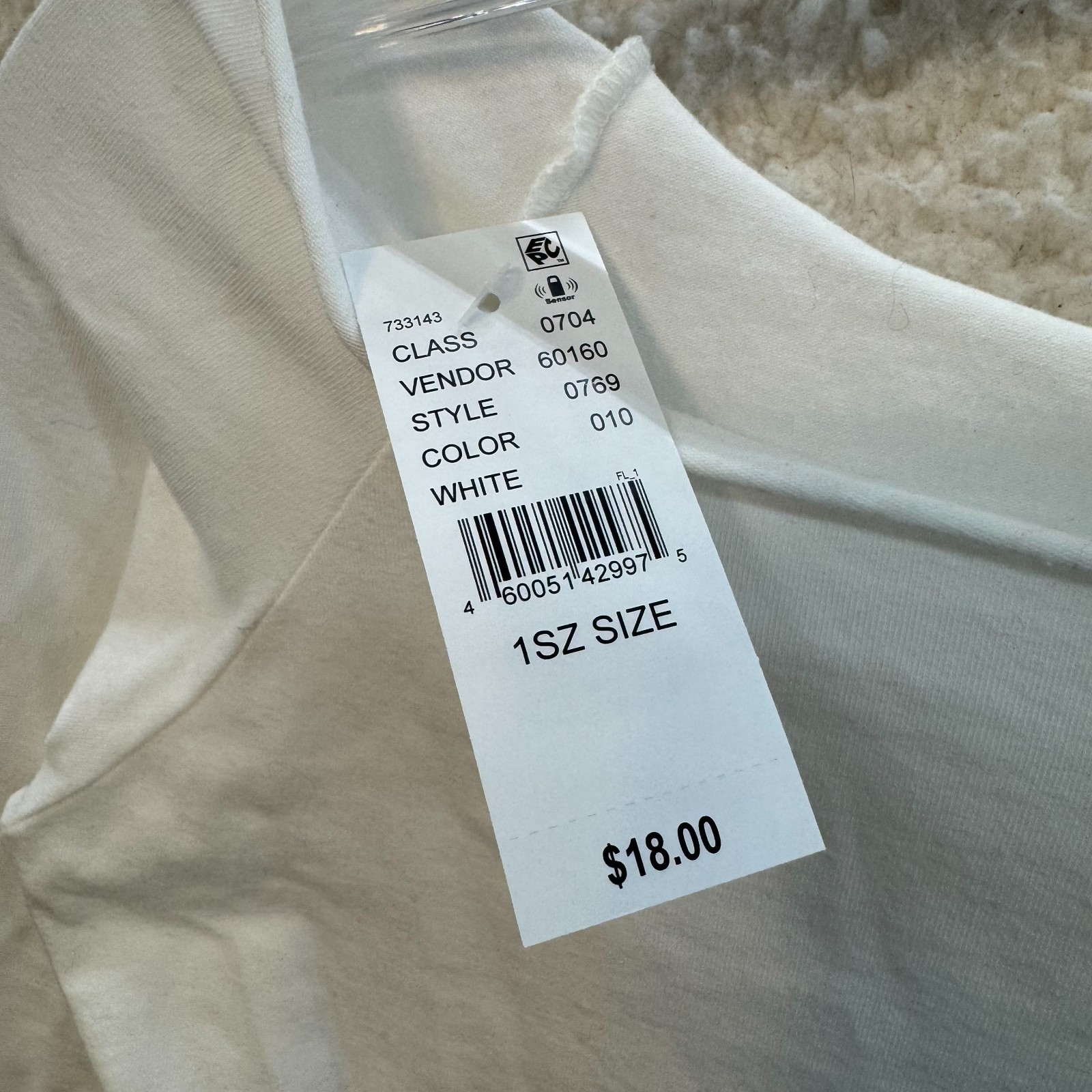 NEW NWT Brandy Melville John Galt White Off Shoulder Top XS Small Medium