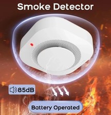 Home Fire Alarm Independent Smoke Detector Gas Sensor Smoke Alarm UK