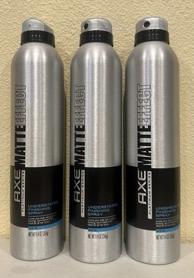 Lot of 3 AXE Platinum Matte Effect Understated Finishing Spray 9.4oz NEW