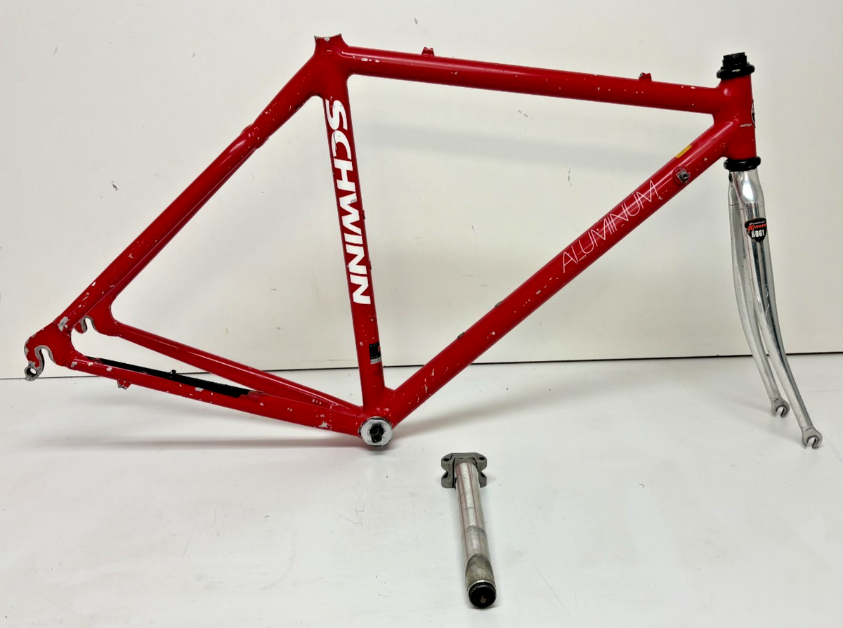 Vintage 1989 Schwinn 564 48cm C-C Aluminum Road Frame Kinesis Fork