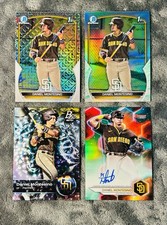 Daniel Montesino 2023 Bowman’s Best Green Refractor Auto SP /99 - 1st Lunar Glow