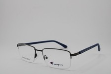 NEW CHAMPION CU GO C01 MATTE BLACK BLUE GRAY AUTHENTIC FRAMES EYEGLASSES 55-19