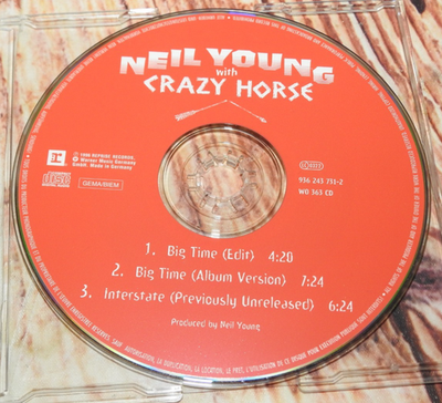 Neil Young With Crazy Horse Big Time CD German Import | eBay
