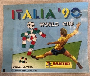 Brochure Officielle Coupe Du Monde Italia 90 - ANGLETERRE - Autographes Vintage