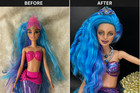 OOAK Custom Barbie Repaint of "Malibu" from Mermaid Power by K-Elizabeth — photo 1