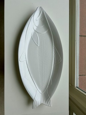 Fisch-Servierplatte / Keramikplatte, Studio Nova Japan