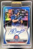 2023 Bowman Moises Ballesteros Chrome Auto Blue Refractor 1st #/150 Cubs