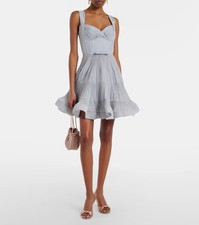 ZIMMEERMANN Pleated bustier Mini Dress Size 1