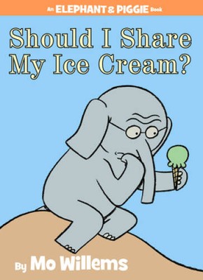 Should I Share My Ice Cream? (An Elephant and Piggie Book) - Hardcover - GOOD
