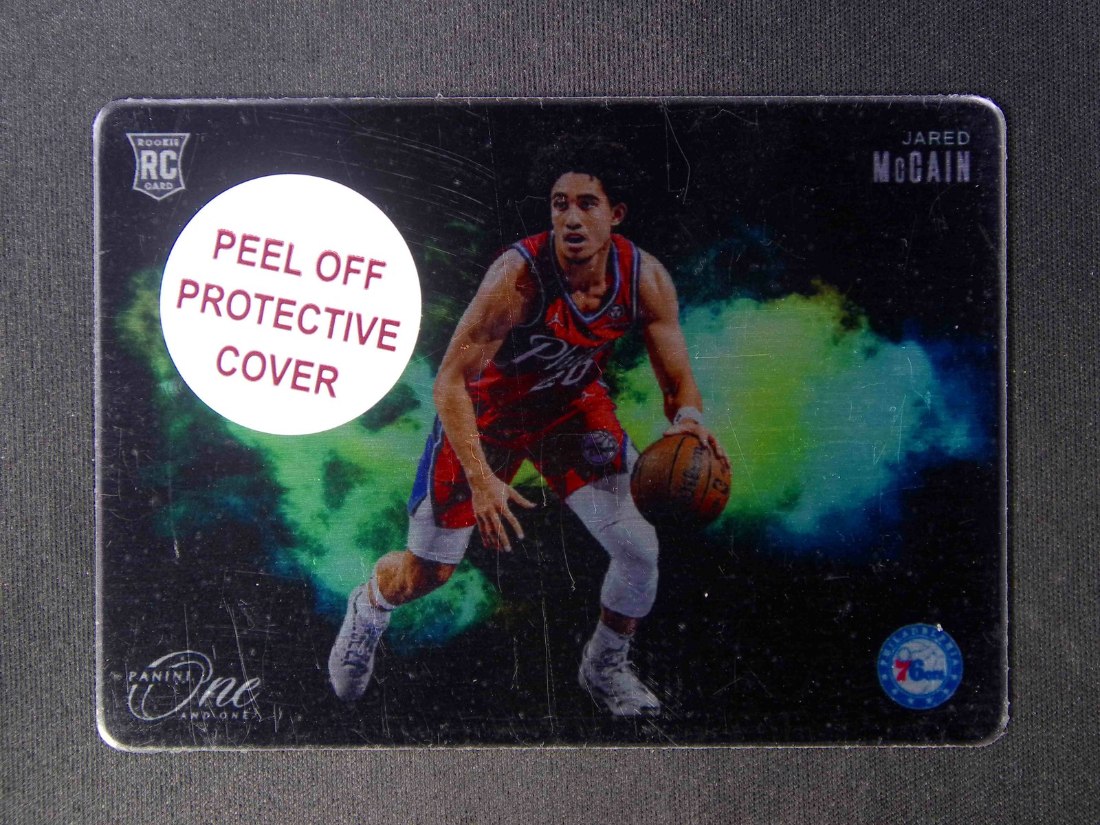 2024-25 Panini One And One Jared Mccain #5 RC Black Color Blast Case Hit SSP