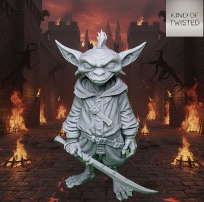 Sword Goblin Miniature 