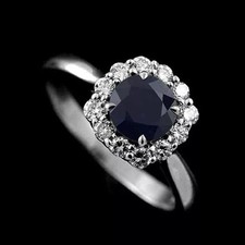 2Ct Round Cut Lab Created Black Onyx Women's Wedding Ring 14k White Gold Finish