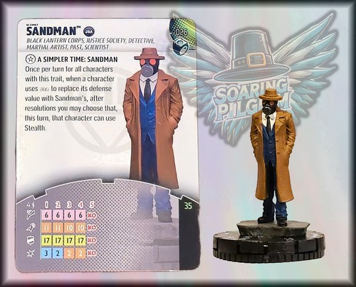 DC Heroclix  SANDMAN - 026 - UNCOMMON  Lantern Legacy Set