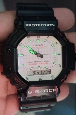 CASIO G-SHOCK AW-550-7E Vintage 1992 White Dial Quartz Watch Rare