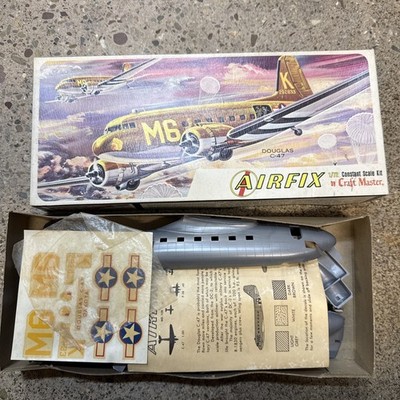 Vintage Airfix DOUGLAS C-47 1/72 Craft Master Model Kit 1407-100