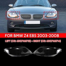 2x Scheinwerferglas Streuscheiben Abdeckung Links, Rechts Für BMW Z4 E85 03-08