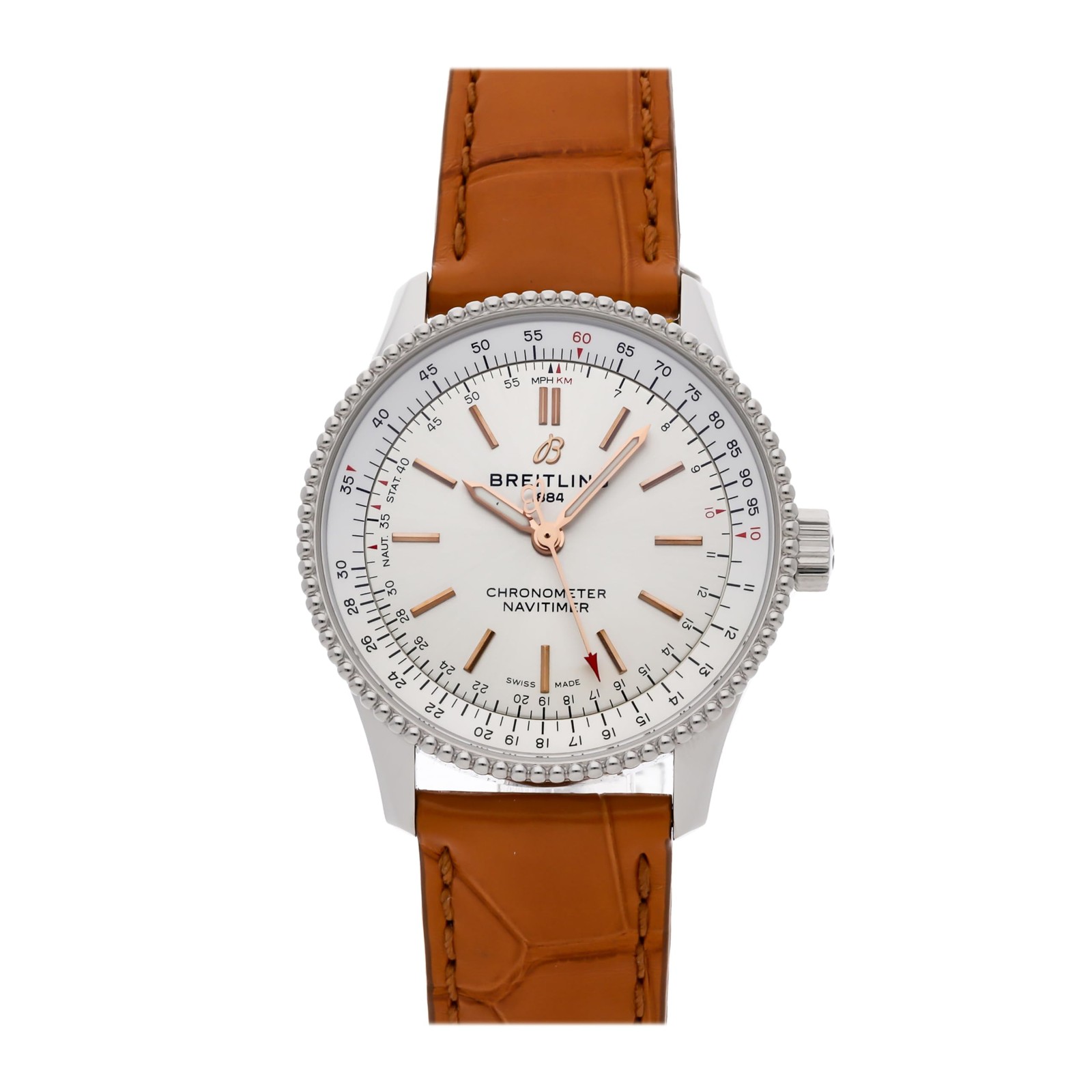 Breitling Navitimer Automatic Silver Dial Watch A… - image 1