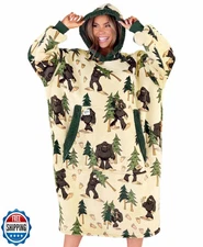 LazyOne Oversized Blanket Hoodie, Comfortable Sleepwear, Oversized Hoodies fo