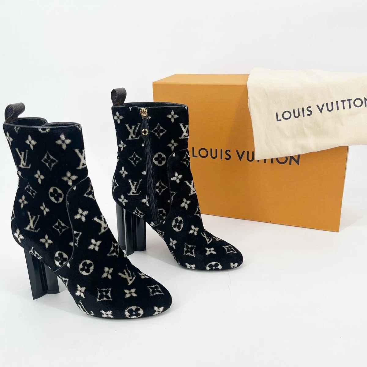 Louis Vuitton High (3-3.9 in) Heel Height Ankle Boots for Women