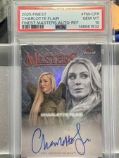 2025 Topps Finest Charlotte Flair Finest Masters Auto - Ref PSA Gem Mt 10