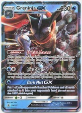 Carte Jumbo Greninja GX (SM Black Star Promo) SM197 NM Holo Pokemon P Tcg Card
