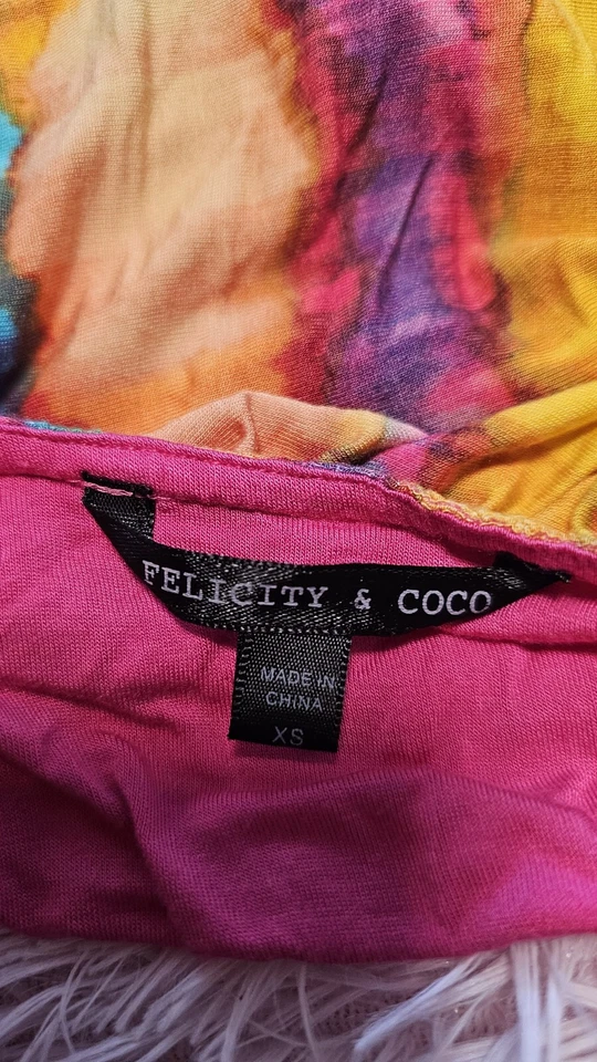 Felicity & Coco Multi Color Midi Sundress Size Xs  - Image 4 of 4