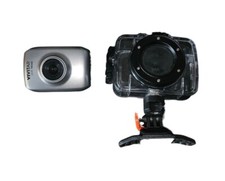 Vivitar DVR781 HD Action Cam With LCD Rear Screen And Water Case Silver 