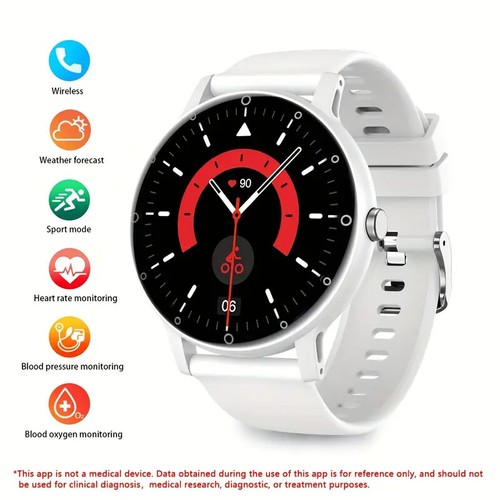 Smart Watch Fitness Tracker Heart Rate Bluetooth Call Men Women Sport Watches UK - 第 14/14 張圖片
